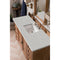 James Martin Providence 60" Single Vanity Cabinet Driftwood with 3 cm Eternal Serena Quartz Top 238-105-5311-3ESR