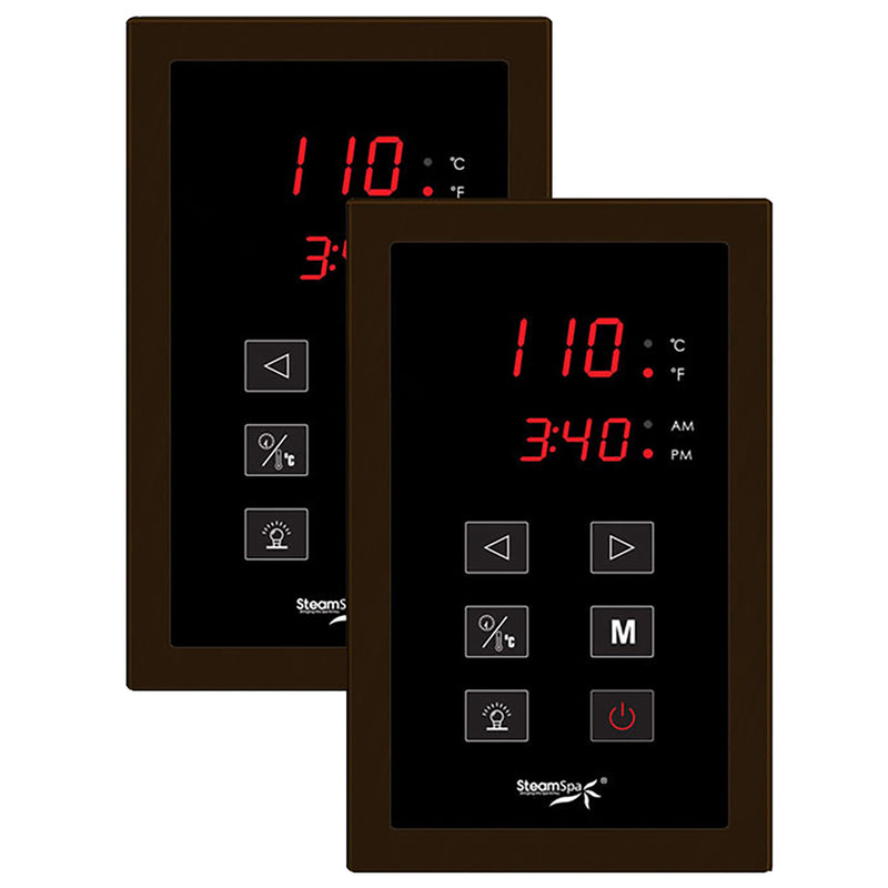 Dual Touch Panel Control System in Oil Rubbed Bronze