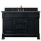 James Martin Brookfield 60" Antique Black Single Vanity with 3 cm Charcoal Soapstone Quartz Top 147-114-5331-3CSP