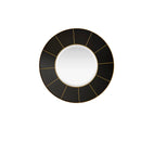 James Martin Compass 35.5" Mirror Radiant Gold and Glossy Black 669-M35.5-RG-GB