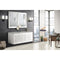 James Martin Athens 60" Double Vanity Cabinet Glossy White with 3 cm Eternal Serena Top E645-V60D-GW-3ESR