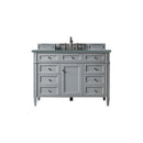 James Martin Brittany 48" Urban Gray Single Vanity with 3 cm Cala Blue Quartz Top 650-V48-UGR-3CBL