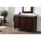 James Martin Portland 48" Single Vanity Burnished Mahogany with 3 cm Cala Blue Quartz Top 620-V48-BNM-3CBL