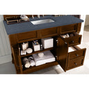 James Martin Brookfield 48" Country Oak Single Vanity with 3 cm Charcoal Soapstone Quartz Top 147-114-5276-3CSP