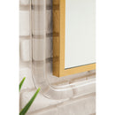 James Martin South Beach 30" Mirror Polished Gold and Lucite 994-M30-PG-LU