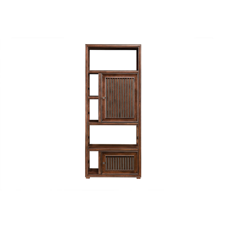 James Martin Athens 30" Bookcase Linen Cabinet double-sided Mid Century Acacia E645-BLC30-MCA