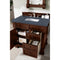 James Martin Brookfield 36" Warm Cherry Single Vanity with 3 cm Charcoal Soapstone Quartz Top 147-114-5586-3CSP