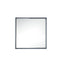 James Martin Milan 35.4" Square Cube Mirror Modern Grey Glossy 803-M35.4-MGG