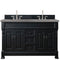 James Martin Brookfield 72" Antique Black Double Vanity with 3 cm Grey Expo Quartz Top 147-114-5731-3GEX