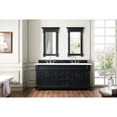 James Martin Brookfield 72" Antique Black Double Vanity with 3 cm Eternal Marfil Quartz Top 147-114-5731-3EMR