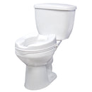 Drive Medical Raised Toilet Seat with Lock, Standard Seat, 4"