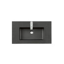 James Martin 31.5" Single Sink Top Charcoal Black SWB-S31.5-CHB