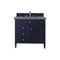 James Martin Brittany 36" Victory Blue Single Vanity with 3 cm Cala Blue Quartz Top 650-V36-VBL-3CBL