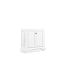 James Martin De Soto Hutch Base For Double Tower Hutch Bright White 825-HB30-BW