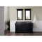 James Martin Brookfield 60" Antique Black Double Vanity with 3 cm Gray Expo Quartz Top 147-114-5631-3GEX