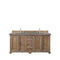 James Martin Providence 72" Double Vanity Cabinet Driftwood with 3 cm Grey Expo Quartz Top 238-105-5711-3GEX