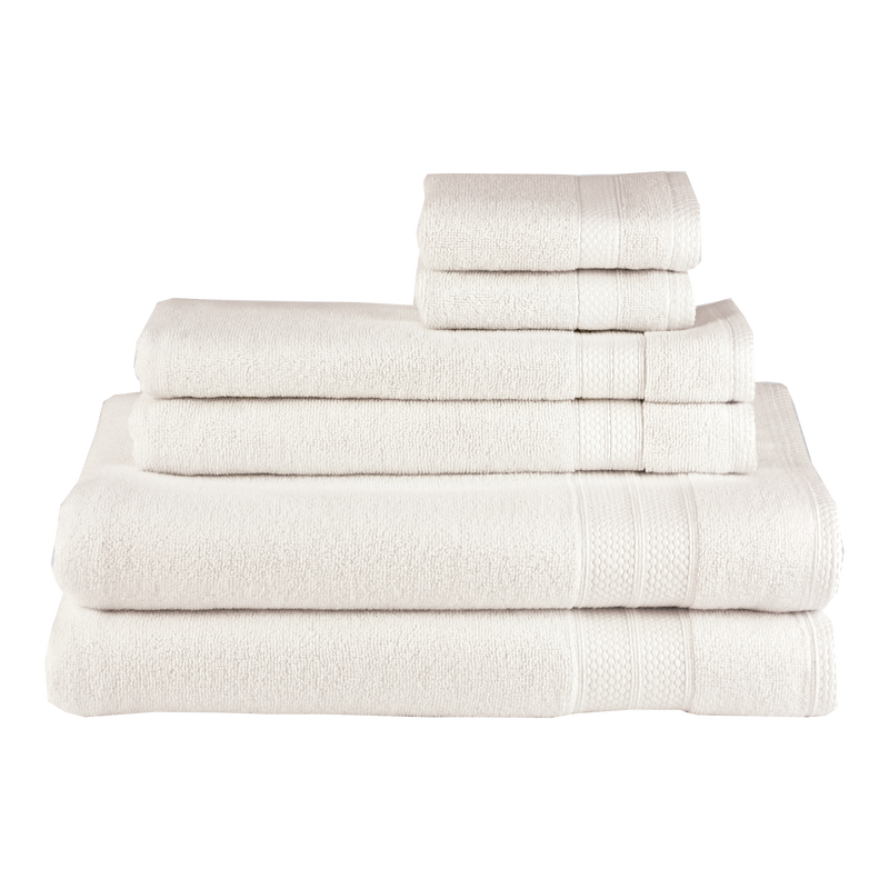 Avanti Towels 6 Piece Parchment Solid Towel Set Avanti Turkish Spa 6 Piece Towel Set 060856 PCM