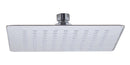 ALFI Solid Brushed Stainless Steel 8" Square Ultra Thin Rain Shower Head RAIN8S-BSS