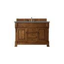 James Martin Brookfield 60" Country Oak Single Vanity with 3 cm Cala Blue Quartz Top 147-114-5371-3CBL