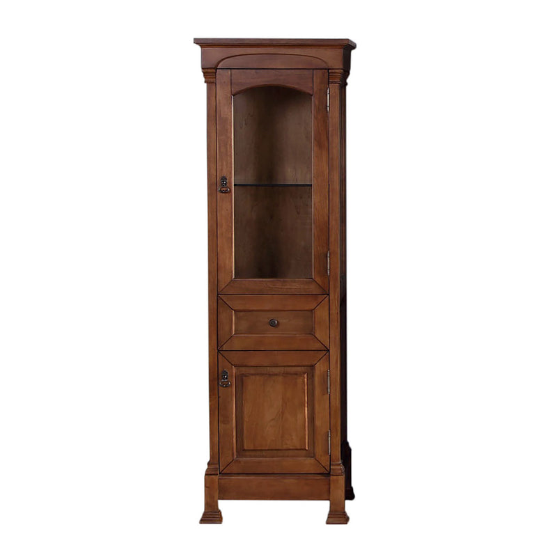 James Martin Brookfield 48" Country Oak Single Vanity with 3 cm Cala Blue Quartz Top 147-114-5276-3CBL