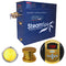 SteamSpa Indulgence 4.5 KW QuickStart Acu-Steam Bath Generator Package in Polished Gold