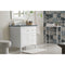 James Martin Palisades 36" Single Vanity Bright White with 3 cm Cala Blue Quartz Top 527-V36-BW-3CBL