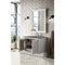 James Martin Athens 30" Single Vanity Cabinet Glossy White with 3 cm Gray Expo Quartz Top E645-V30-GW-3GEX