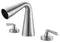 ALFI Brushed Nickel Widespread Cone Waterfall Bathroom Faucet AB1790-BN