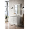 James Martin Athens 30" Single Vanity Cabinet Glossy White with 3 cm Eternal Serena Top E645-V30-GW-3ESR