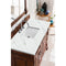 James Martin Brookfield 48" Warm Cherry Single Vanity with 3 cm Ethereal Noctis Quartz Top 147-114-5286-3ENC