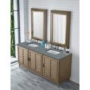 James Martin Portland 72" Double Vanity Whitewashed Walnut with 3 cm Cala Blue Quartz Top 620-V72-WW-3CBL