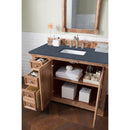 James Martin Providence 48" Single Vanity Cabinet Driftwood with 3 cm Charcoal Soapstone Quartz Top 238-105-5211-3CSP