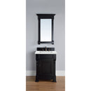 James Martin Brookfield 26" Antique Black Single Vanity with 3 cm Ethereal Noctis Quartz Top 147-114-V26-AQB-3ENC