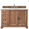 James Martin Providence 48" Single Vanity Cabinet Driftwood with 3 cm Classic White Quartz Top 238-105-5211-3CLW