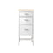 James Martin Addison 15" Base Cabinet with Drawers Glossy White with 3 cm Eternal Marfil Top E444-BC15-GW-3EMR