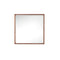 James Martin Milan 35.4" Square Cube Mirror Mid Century Walnut 803-M35.4-WLT