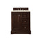 James Martin De Soto 30" Single Vanity Burnished Mahogany with 3 cm Eternal Marfil Quartz Top 825-V30-BNM-3EMR