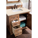 James Martin Providence 36" Single Vanity Cabinet Driftwood with 3 cm Eternal Marfil Quartz Top 238-105-5511-3EMR