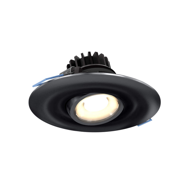Dals Lighting 4" Round Recessed LED Gimbal Light in 5Cct LEDDOWNG4-CC-BK