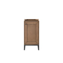 James Martin Chianti 16" Single Vanity Cabinet Whitewashed Walnut Matte Black E303-V16-WW-MBK