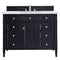 James Martin Brittany 48" Victory Blue Single Vanity with 3 cm Carrara Marble Top 650-V48-VBL-3CAR