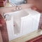 MediTub Walk-In 30" x 53" Left Drain White Soaking Walk-In Bathtub