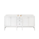 James Martin Addison 72" Double Vanity Cabinet Glossy White E444-V72-GW