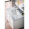 James Martin Addison 36" Single Vanity Cabinet Glossy White with 3 cm Carrara White Top E444-V36-GW-3CAR