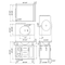 LessCare Vanity Cabinet White Modern 29.5" LV1-30W