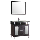 30” Espresso Modern Vanity Cabinet Set - Style 1 LV1-30B