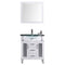 LessCare Vanity Cabinet White Modern 29.5"W LV1-30W