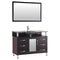 42” Espresso Modern Vanity Cabinet Set - Style 1 LV1-42B