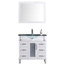 Vanity Cabinet White Modern 41.375"W LV1-42W LV1-42W