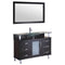 LessCare 48" Espresso Modern Vanity Cabinet Set - Style 1